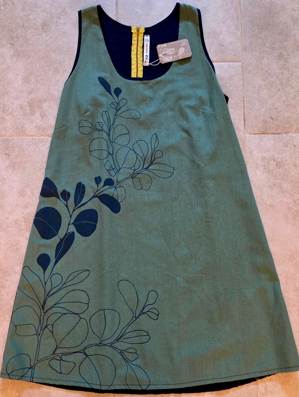 Tiza A Mano 100% Linen Dress Woman's